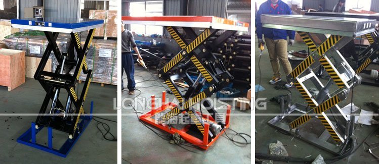 雙剪式電動(dòng)升降平臺(tái)圖