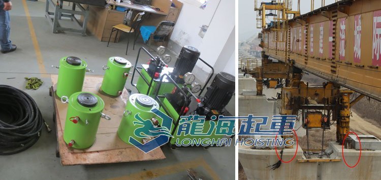 橋梁頂升同步千斤頂實物圖及應(yīng)用 橋梁頂升同步千斤頂實物圖及應(yīng)用