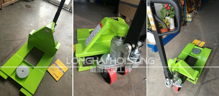 超低帶轉(zhuǎn)盤液壓搬運車圖