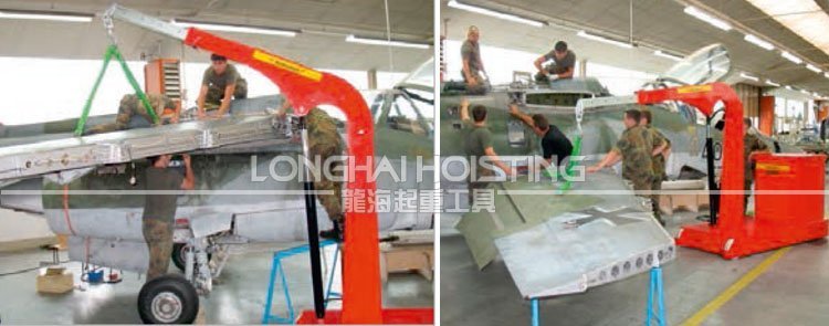 液壓小吊車輔助飛機維修