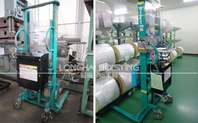 BISHAMON半電動液壓堆高車應用