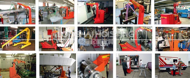 Hydrobull液壓小吊車應用