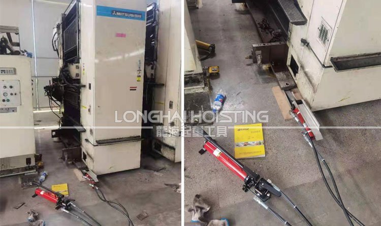 KP-35楔形千斤頂案例 精密設備安裝就位