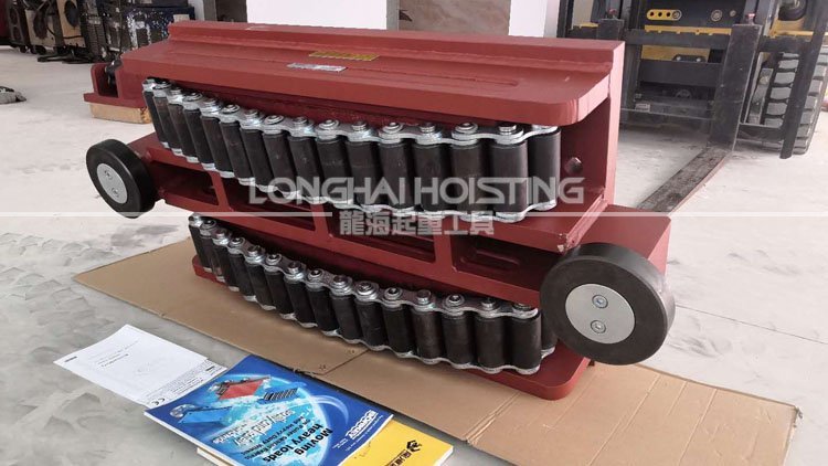 大型設(shè)備搬運(yùn)工具載重滾輪小車